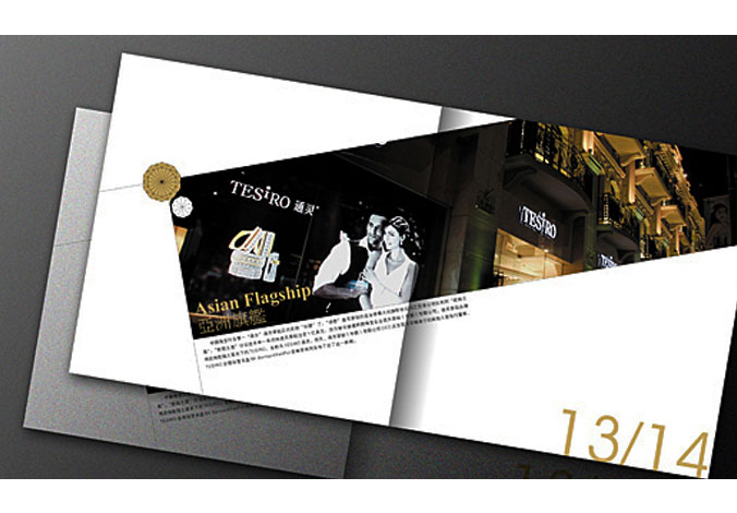 通靈珠寶  產品宣傳冊設計  企業形象畫冊設計  北京彩頁設計