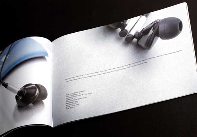 Vtsonic耳機(jī)畫冊設(shè)計(jì)，宣傳冊設(shè)計(jì)
