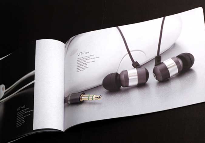 Vtsonic耳機(jī)畫冊設(shè)計(jì)，宣傳冊設(shè)計(jì)
