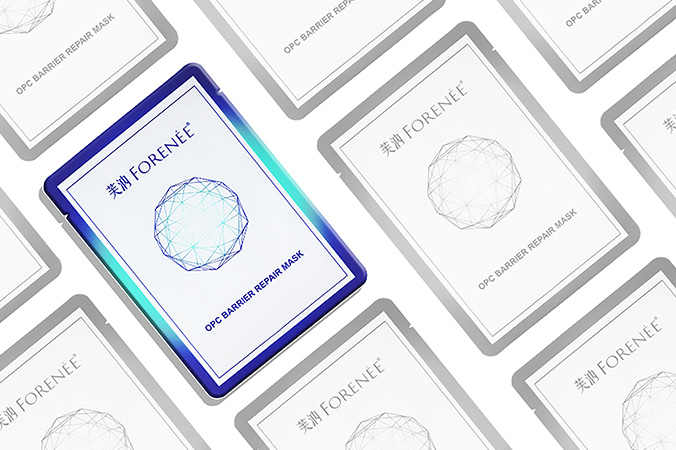 包裝設計，包裝袋設計，面膜包裝設計   芙汭面膜