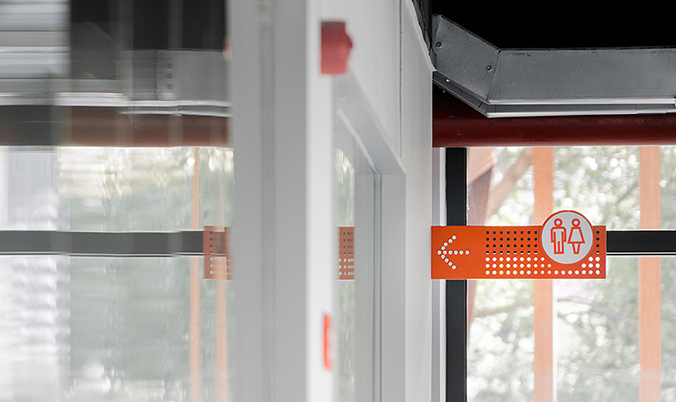 園區空間設計，空間導視設計，路牌設計