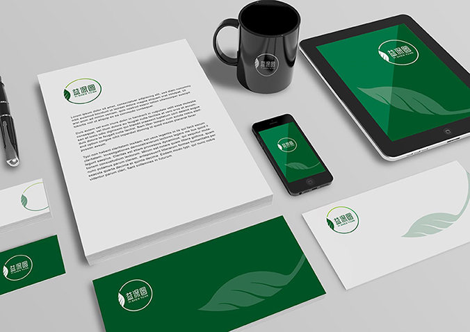 日燦生態—益深圓  商標設計  品牌標志設計  項目logo設計